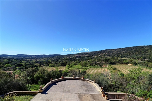 Palladian style villa for sale -Ramatuelle - open view of the countryside