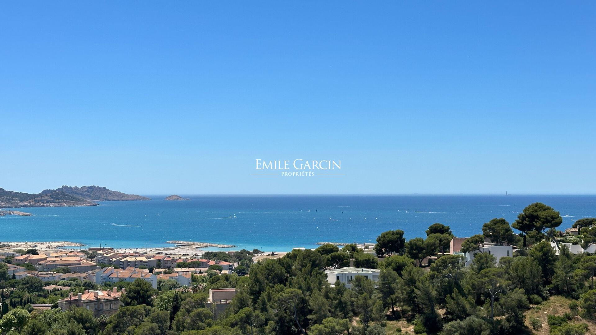 For sale - Apartment - Les Jardins de Thalassa (13008) - Marseille - Sea view