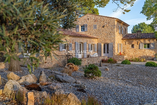 Magnificent property with stone farmhouse and olive trees