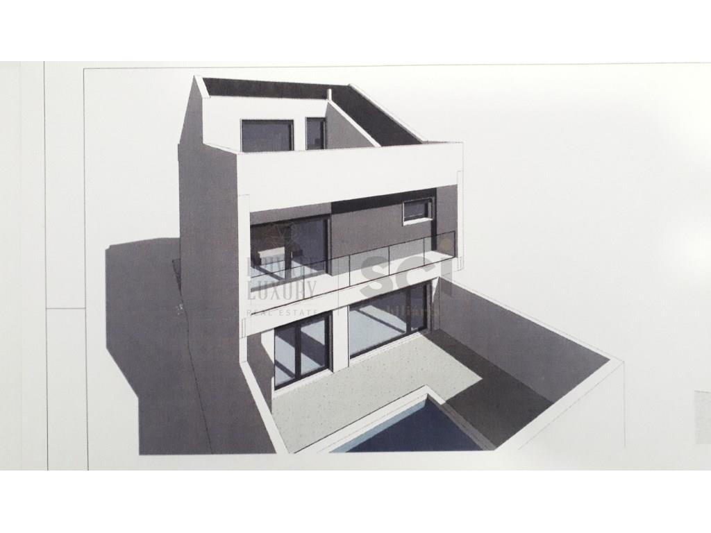 Moradia T4 Nova Alcochete Banda com Cave Piscina e Terraço
