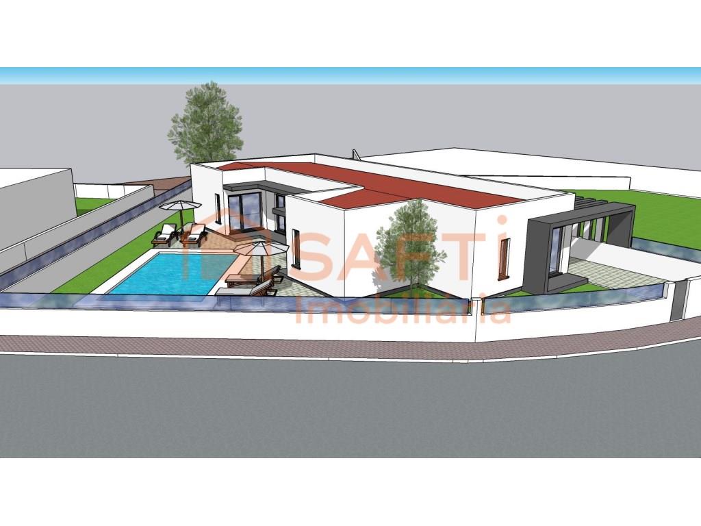 Detached ground floor house T3 with Pool, in Turquel