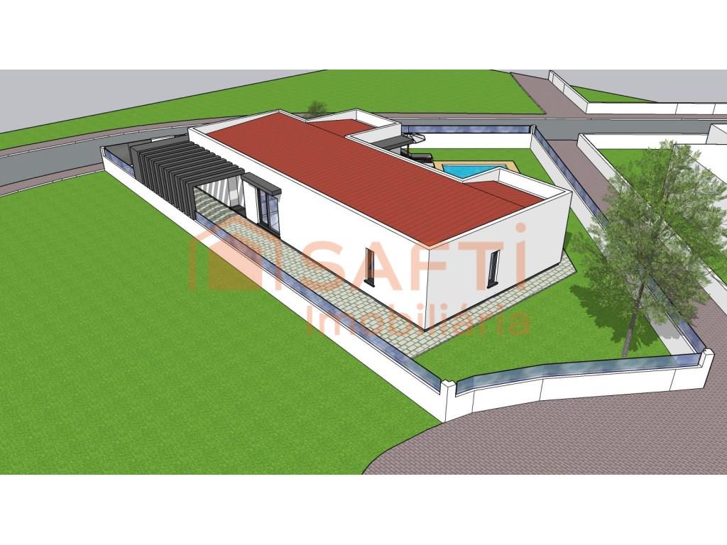 Detached ground floor house T3 with Pool, in Turquel