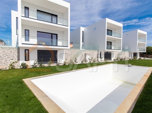 Nueva villa de 3+1 dormitorios, con vistas al mar a 3 km de Ericeira
