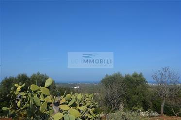Ref. Tem01p Sea View Land With Approved Project For Sale In Carovigno 