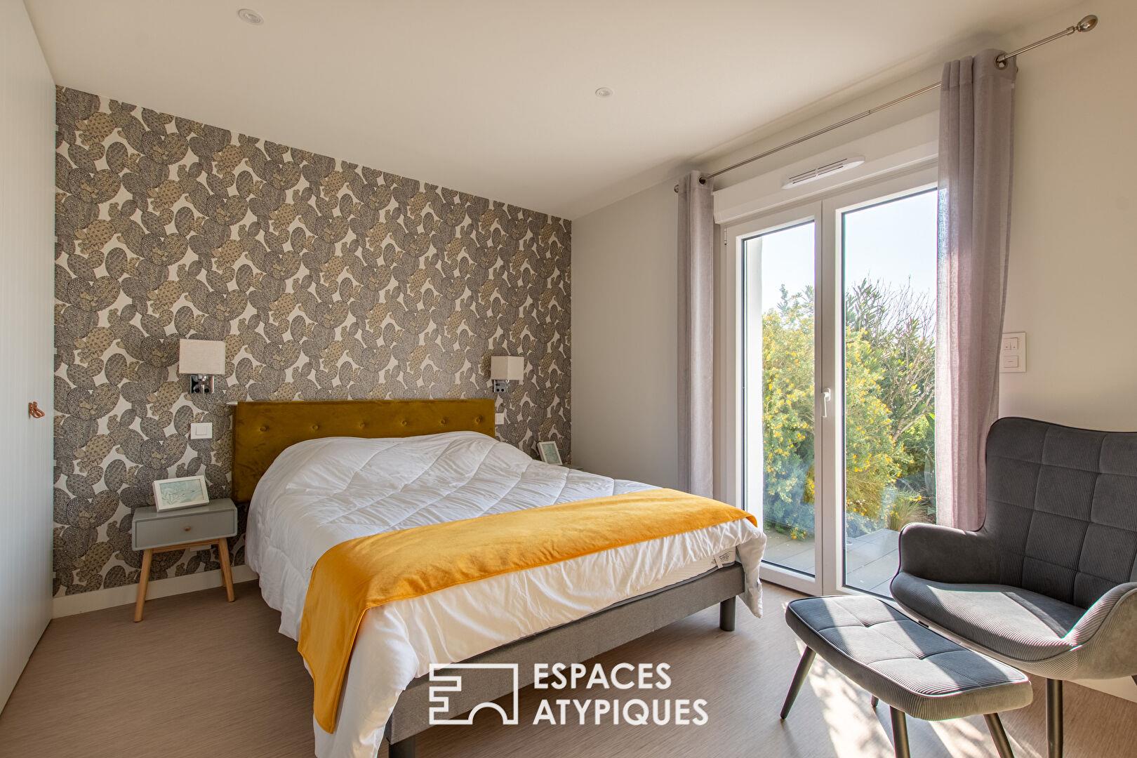 Maison d'architecte vue mer