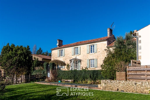 Charming eighteenth century property with gîtes and wellness area