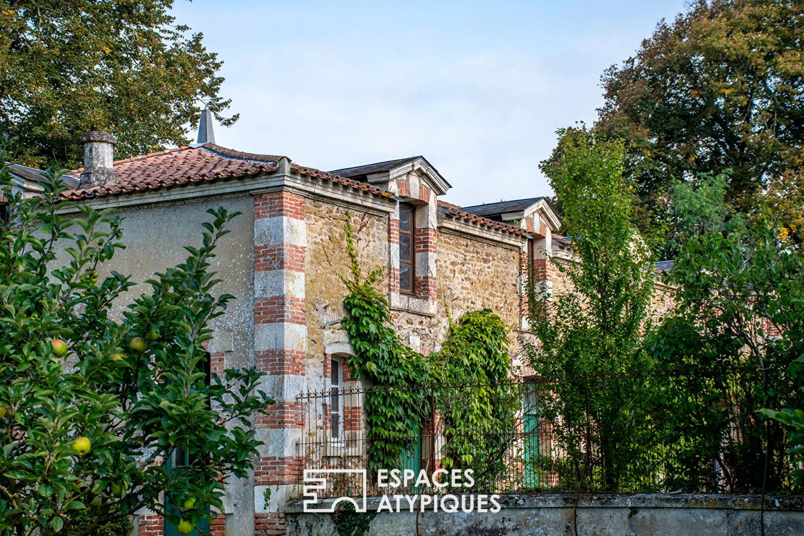 Historic property on a feudal motte with a farmhouse