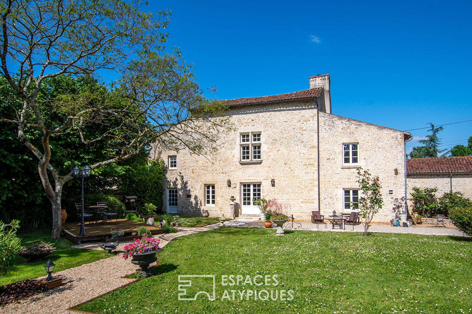 Renovated stately home and its intimate garden