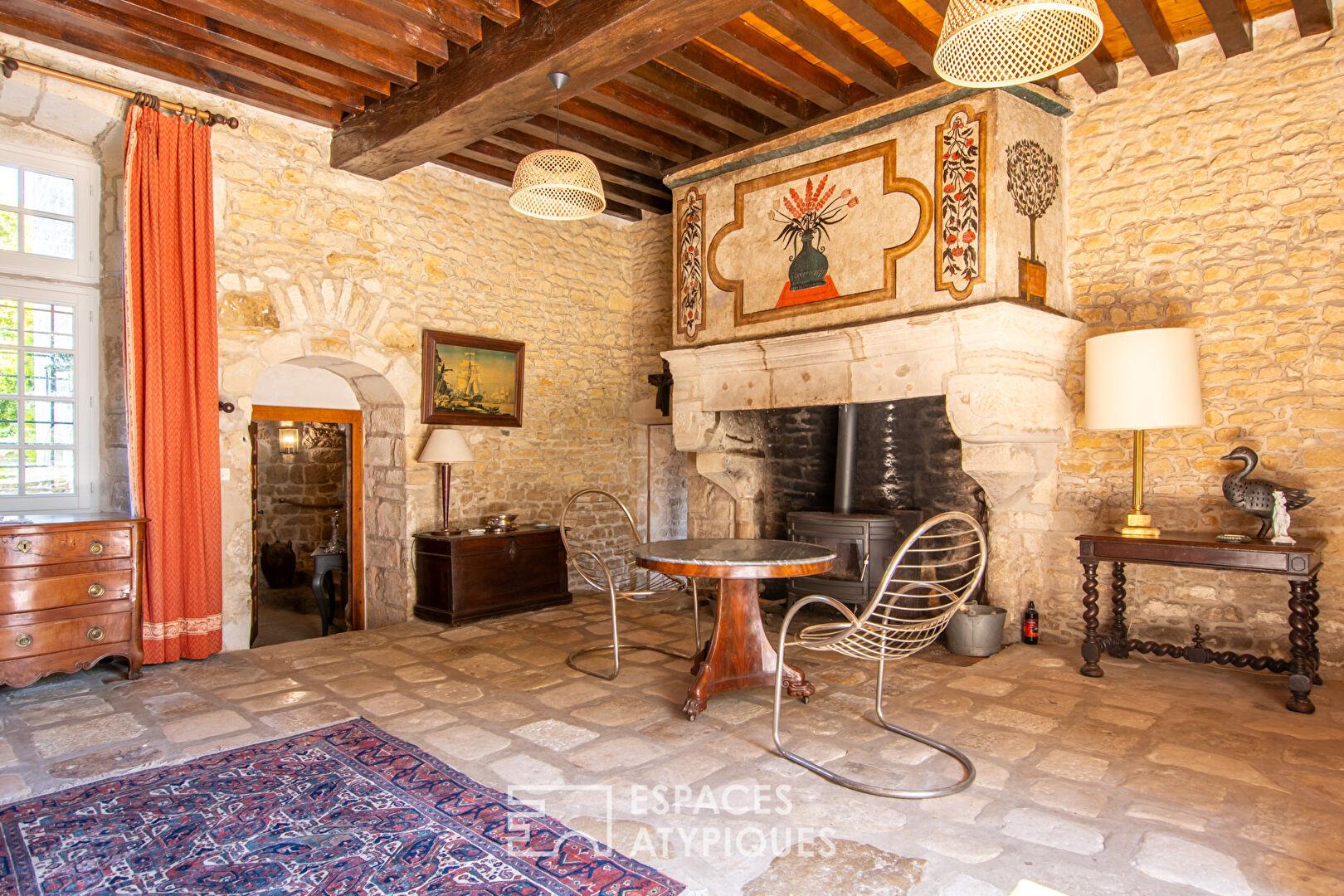 Renovated stately home and its intimate garden