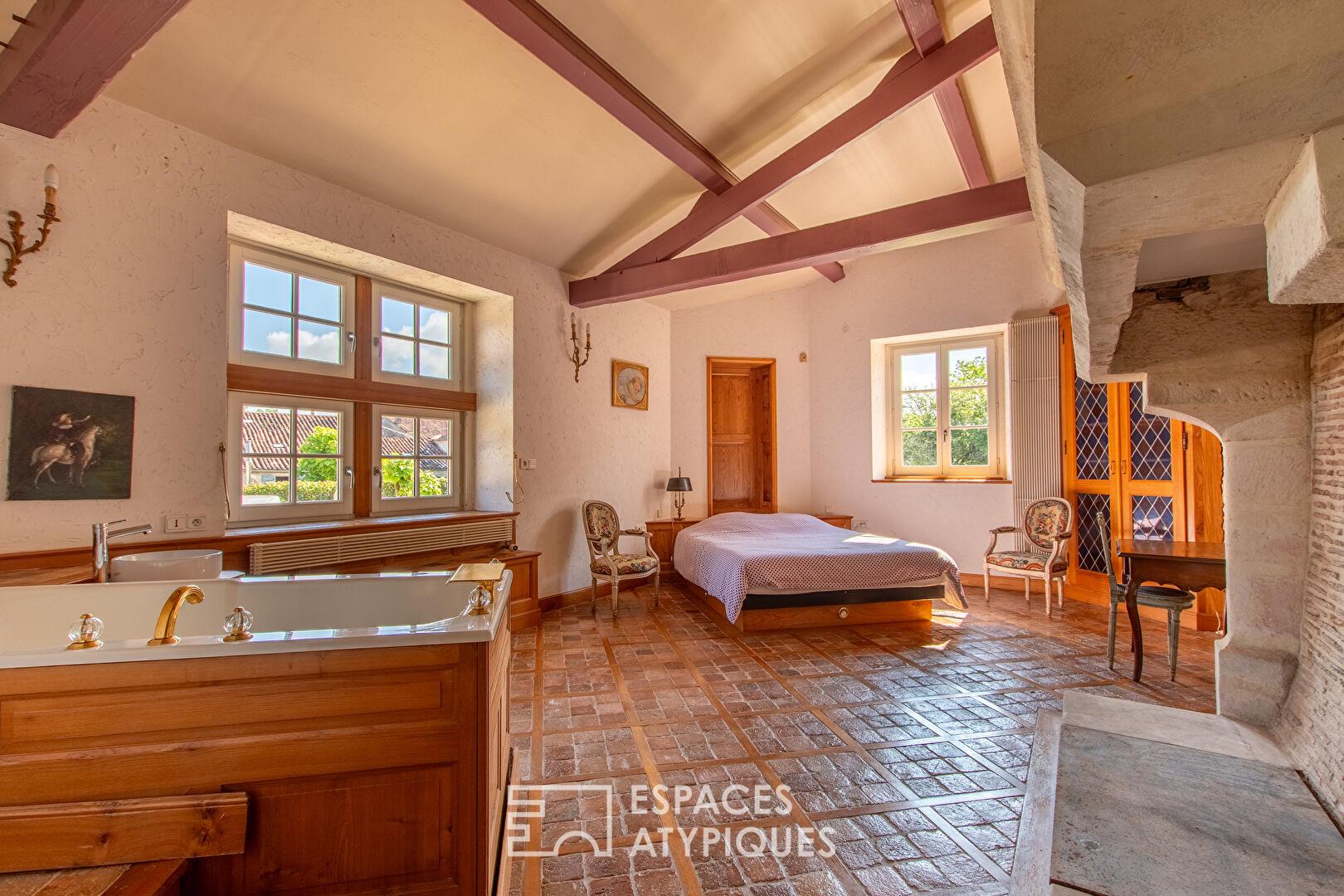 Renovated stately home and its intimate garden