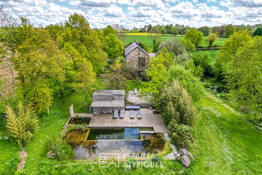 Property with Natural Pool and Cabin in the Heart of the Countryside