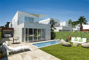For sale modern villas between sea and golf, Los Alcazares, Costa Calida