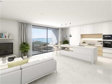 Appartements avec vues frontales sur la mer à Santa Pola, Alicante