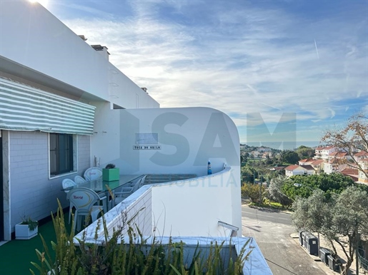 2 bedroom flat with attic and sea view - Queijas