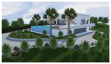 Fantastic land of 1,5 Ha - House to renovate with validated project - Sea view - Vale Judeu (Bolique