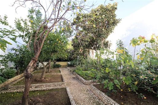 Maison rénovée F5 avec immense jardin et garage, en bord de rivière, au centre de Portimão