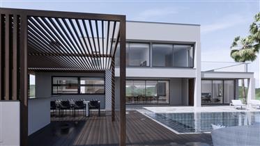 Luxury T4 architecture villa with pool, garden and garage