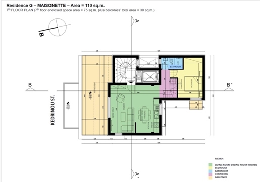 (À vendre) Appartement résidentiel || Athens Center/Athènes - 110 m², 3 chambres, 495.000€