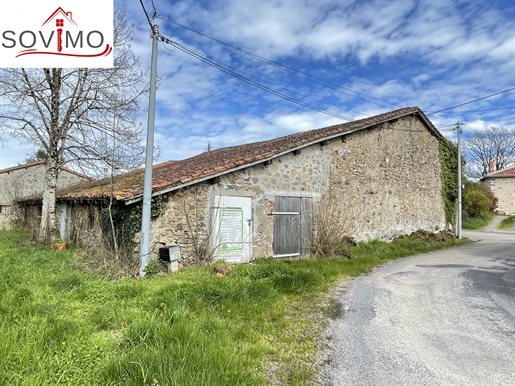 In The Countryside, Old Country Stone House Convertible Into A Home(Old Barn) With Land
