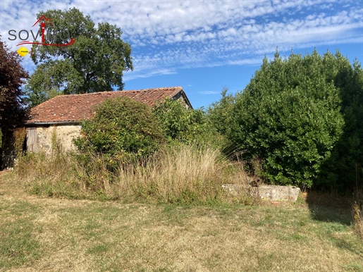 Old Country House To Renovate With Outbuildings And Opposite Garden
