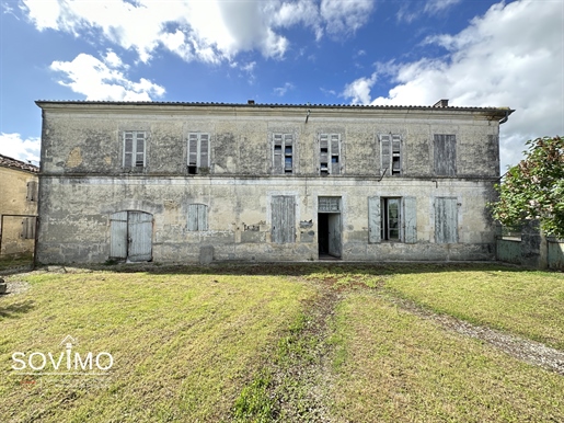 Authentic Wine Property To Restore From The 19th Century, Great Potential For Several Projects