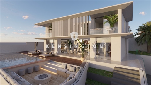 Luxury living villa under construction