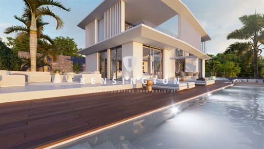 Luxury living villa under construction