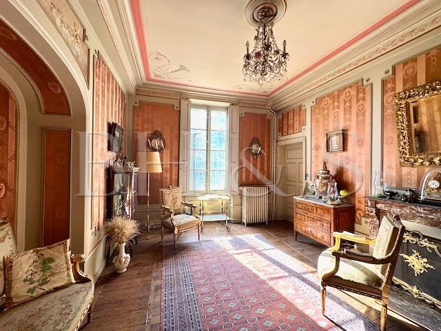 Maison ancienne à rénover, parc, caves & dépendances