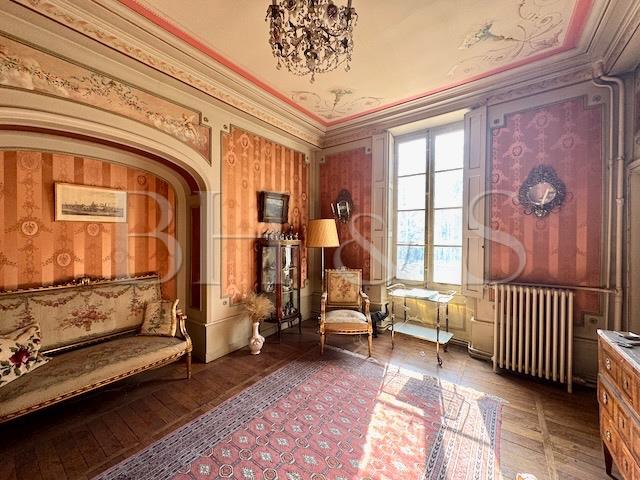 Maison ancienne à rénover, parc, caves & dépendances