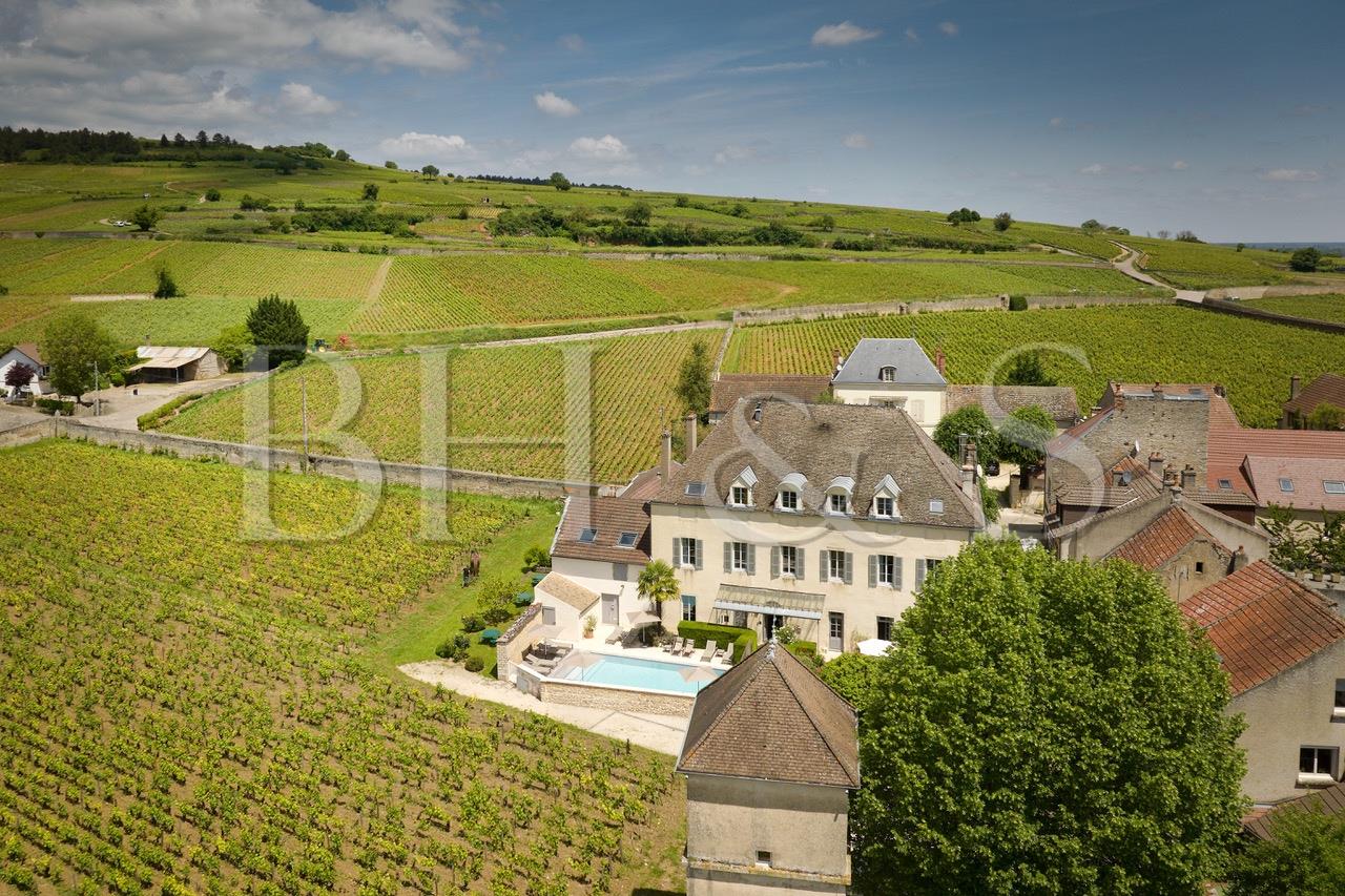 Maison bourgeoise de 1835, jardin, piscine, caves & dépendances
