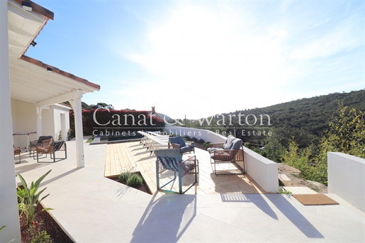 Moderne villa in Cavalaire met uitzicht op zee en het zwembad