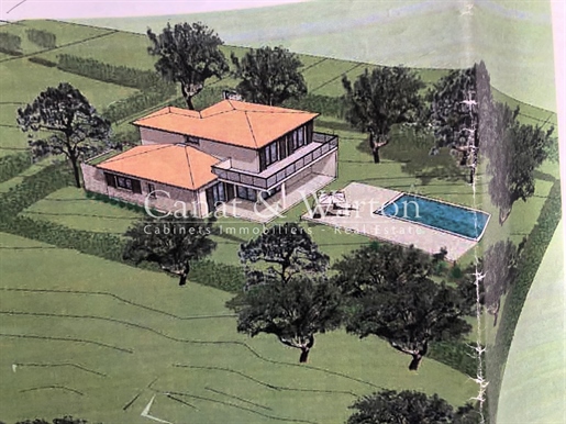 Grimaud, 200 Meters From The Sea: Building Land With Purged Pc For A New Villa