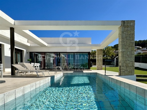 Fantastische Villa auf einer Ebene auf einem Grundstück von 1139 m2 mit Panoramablick auf den Montgo