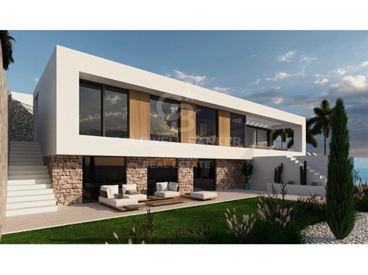 Moderna Villa en construcción de 4 dormitorios. Urbanización Los Molinos, Benitachell