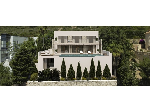 Villa de luxe de 4 chambres avec vue panoramique sur la Méditerranée. Cumbre del Sol