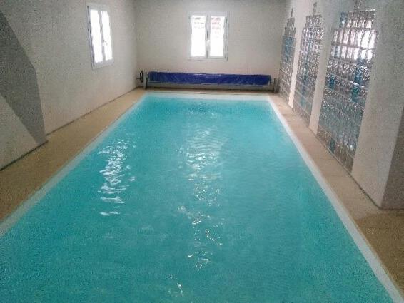 Village house with indoor swimming pool, terrace and garage