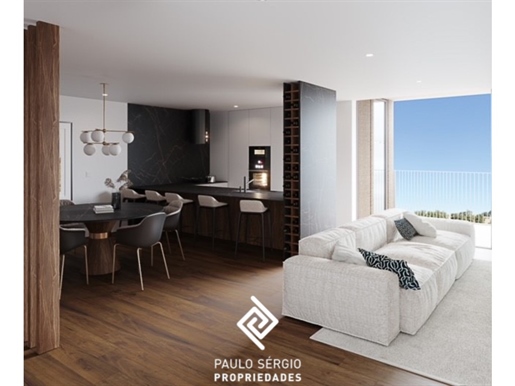 High luxury 2-bedroom apartment in the center of Santa Maria da Feira.