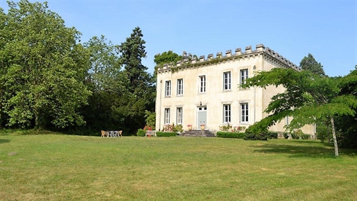 Historic Chateau with pool, no close neigbhours and views. Near Confolens