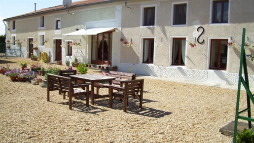4 bed house, 2 gites, land, outbuildings. Fontaine Chalendray, Charente Maritime