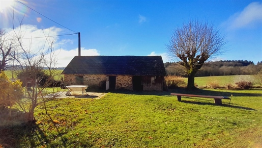 Stone character house for sale St Priest les Fougeres/St Pierre de Frugie almost 1.5 acre of land