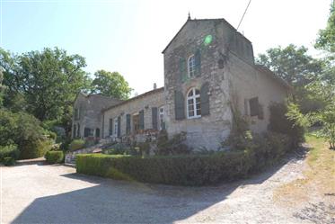 A substantial 6 bedroom family home in 39 acres with gîte, barns and swimming pool, nr Lauzerte Tarn