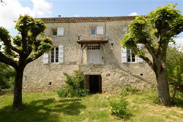 A large country house with barn and gite in 2 acres, Tarn et Garonne