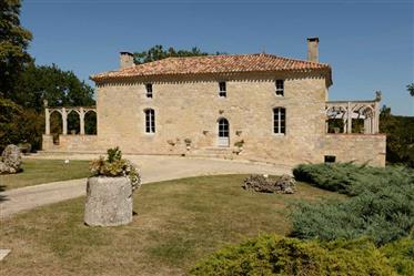 A handsome country property in 10 acres with superb swimming pool, peace and quiet, nr Villeneuve su