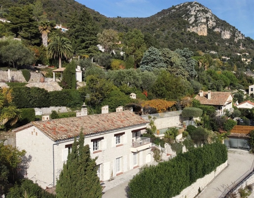 Provencal villa with panoramic seaview, close to Vence