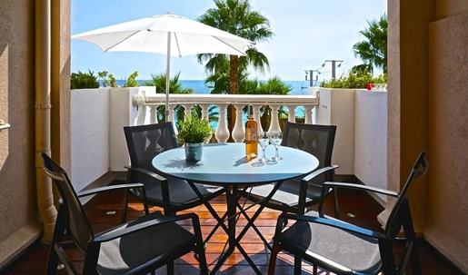 Cannes: Apartmán s 1 ložnicí přímo u Středozemního moře