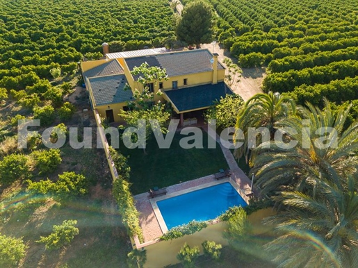Landhaus und Zitrusfarm in der Nähe von Valencia
