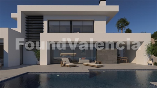 Villa Iseo. Villa avec piscine privée et vue sur la mer dans le Residential Resort Cumbre del Sol