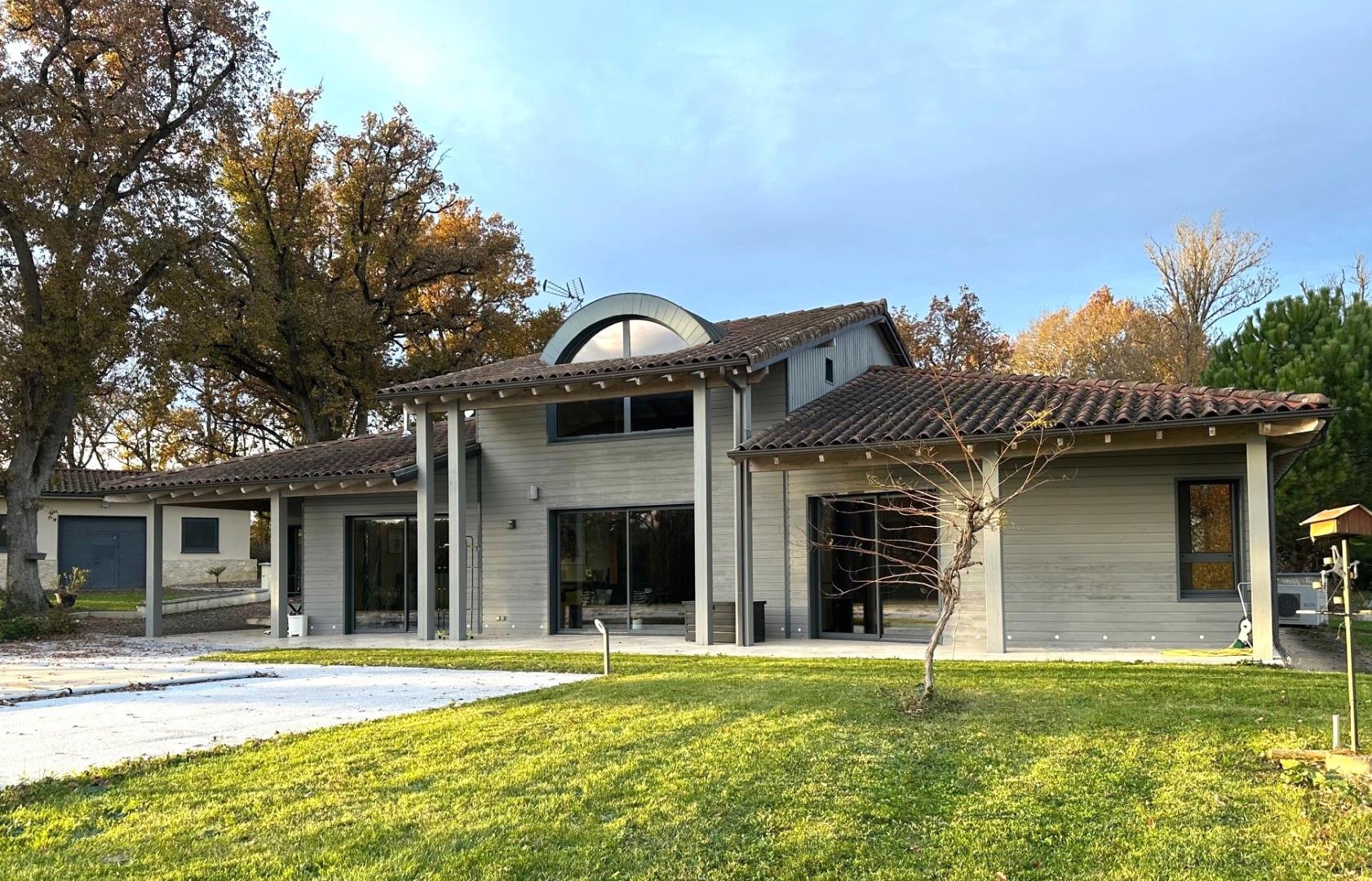Timber-Frame House In Wooded Surroundings With Views Over The Countryside