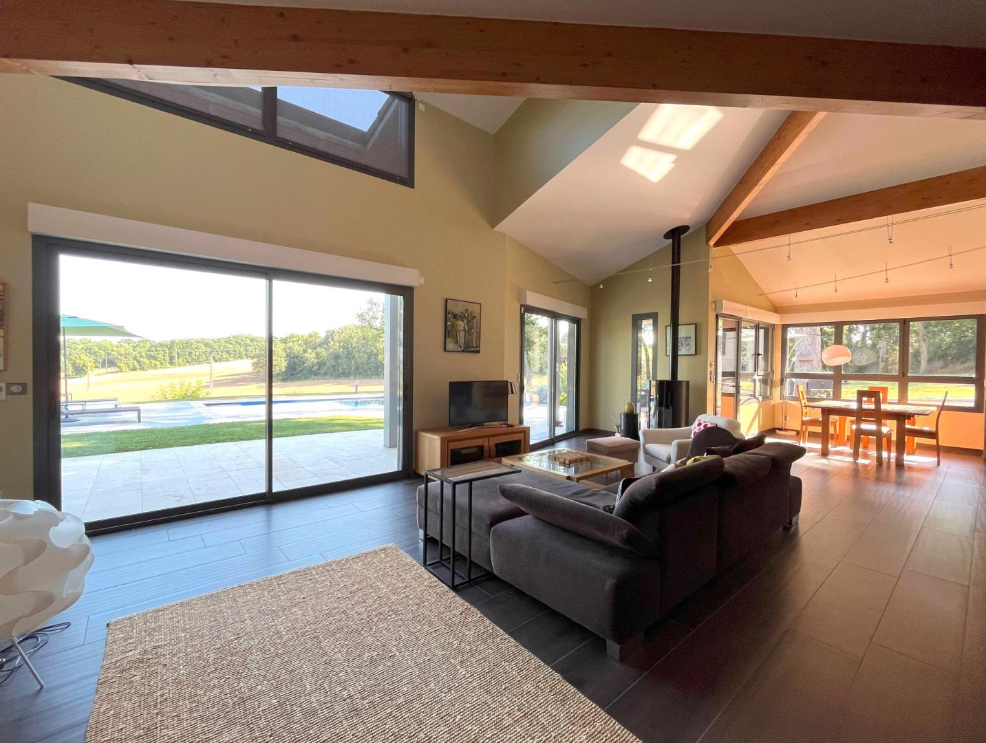 Timber-Frame House In Wooded Surroundings With Views Over The Countryside