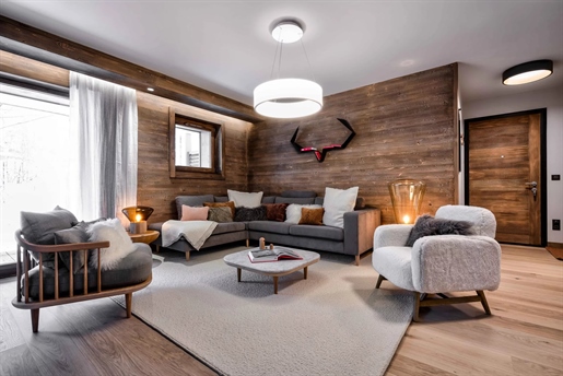 Fantastic New Build 2 bedroom and 1 bunk room apartment in the center of Morzine